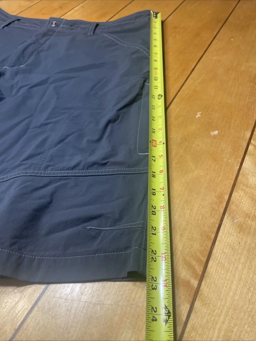 Kuhl Ramblr Shorts Size 38 Color Carbon Outdoor Hiking Cargo 12” Inseam - Picture 14 of 15